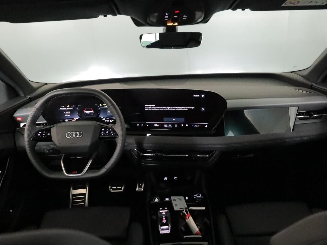 Audi Q6 Sportback e-tron S edition performance 100 kWh 306pk| Panoramadak | Wegklapbare trekhaak | S-line in & exterieur | Panorama dak | Elektrisch verstelbare voorstoelen | Geheugen bestuurderstoel |