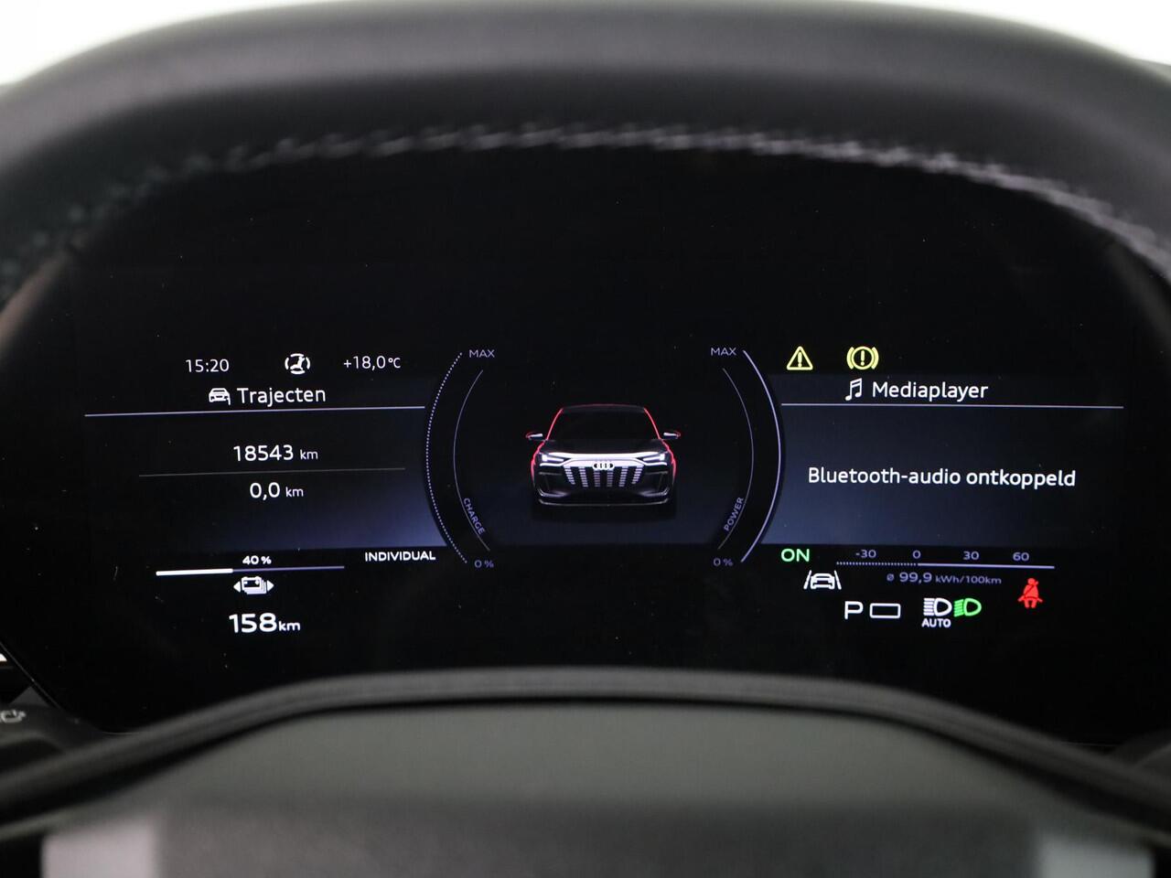 Audi Q6 Sportback e-tron S edition performance 100 kWh 306pk | Lederen bekleding | Trekhaak | Elektrisch verstelbare voorstoelen + geheugen | MMI Bijrijdersscherm | Verlengde garantie