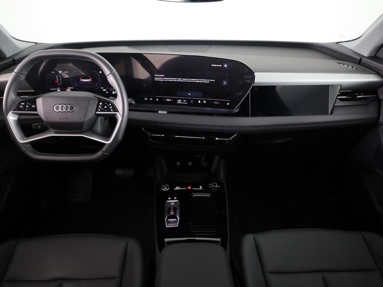 Audi Q6 Sportback e-tron S edition performance 100 kWh 306pk | Lederen bekleding | Trekhaak | Elektrisch verstelbare voorstoelen + geheugen | MMI Bijrijdersscherm | Verlengde garantie