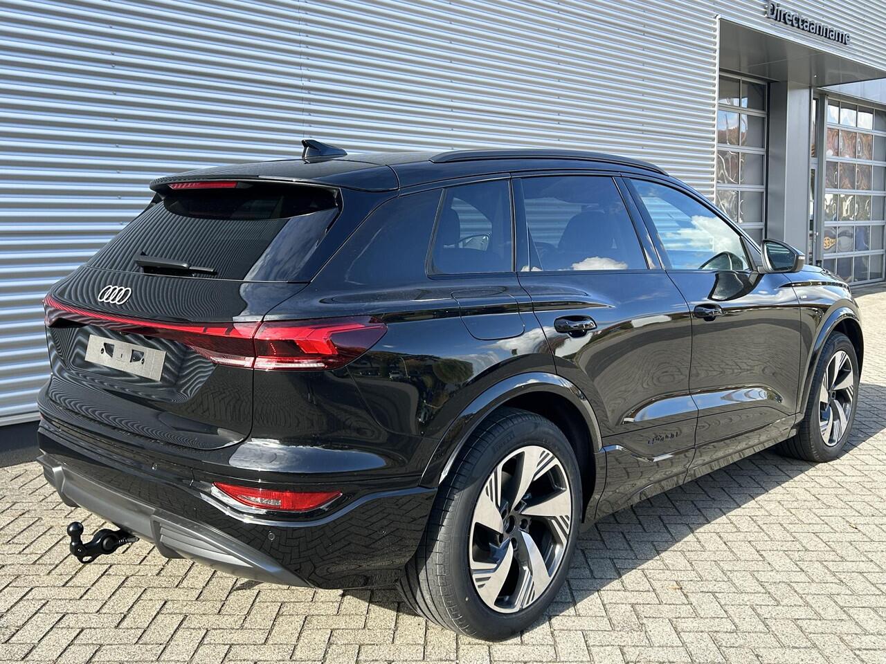 Audi Q6 e-tron Advanced edition (B1) e-tron 83Kwh 185 kW / 252 P | Head-Up Display | Trekhaak | B&O | Stuurwielverwarming | Adaptieve Cruise Control | Memory Seats |