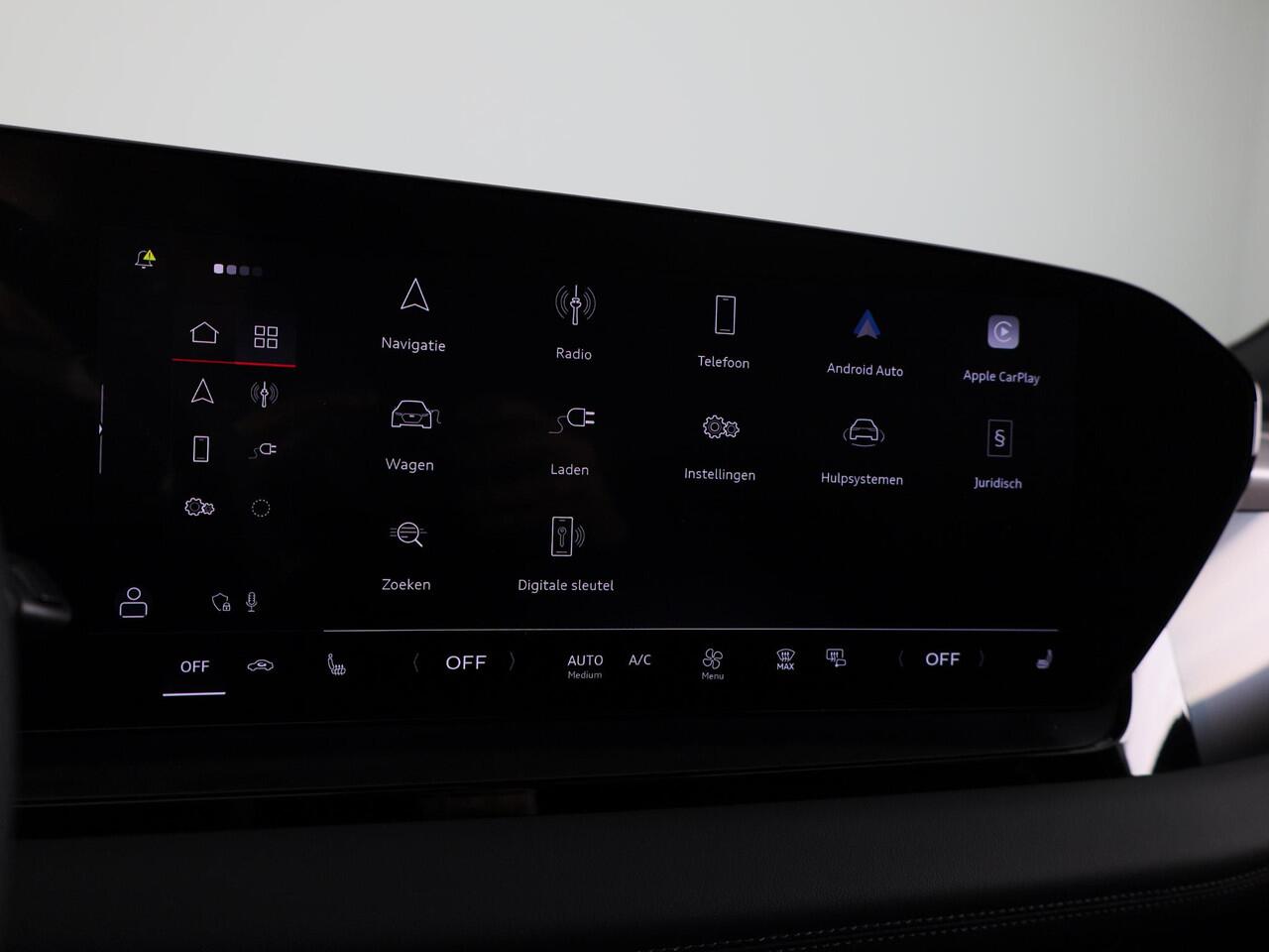 Audi Q6 e-tron S edition 83Kwh 252 pk SUV | Tech pakket plus | Glazen panoramadak | Lederen bekleding | Rode remzadels |