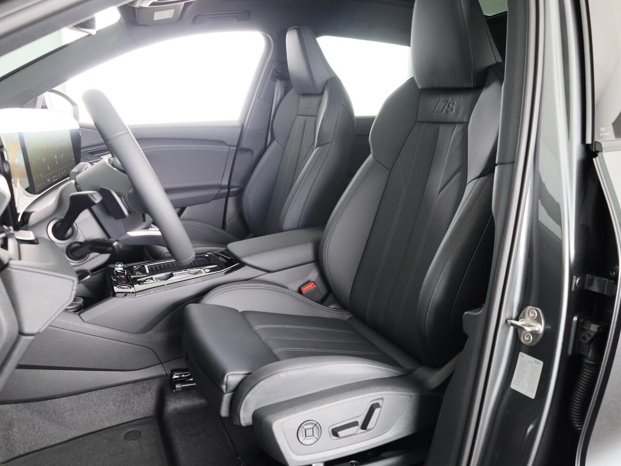 Audi Q6 e-tron S edition 83Kwh 252 pk SUV | Tech pakket plus | Glazen panoramadak | Lederen bekleding | Rode remzadels |