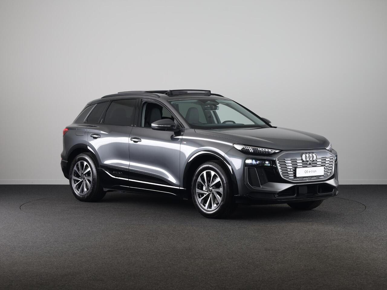 Audi Q6 e-tron Advanced edition 83Kwh 252 pk SUV | Tech pakket plus | Glazen panoramadak | Sportstoelen | Frunk |