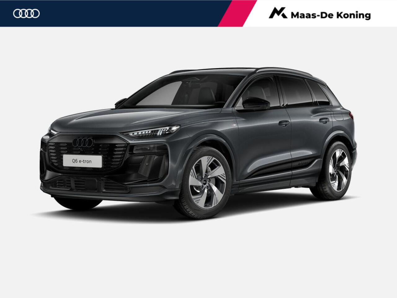 Audi Q6 e-tron S edition 83 kWh 252 PK · Adaptieve luchtvering · Glazen panoramadak · Tech pro