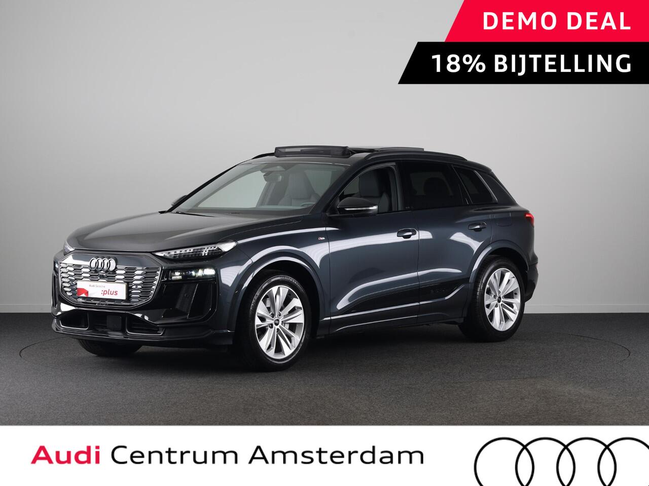 Audi Q6 e-tron S edition 83 kWh | 360 Camera | Panoramadak | Bijrijdersscherm | Privacy Glass | Alarm klasse 5 |