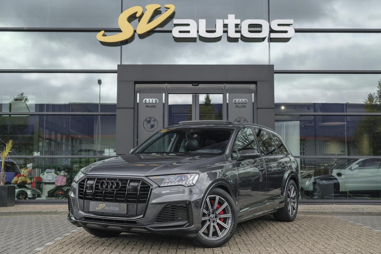 Audi Q7 60 TFSIe 455pk Competition Hybrid Panoramadak *BTW* Head-up Trekhaak elektrisch Leder Adaptive cruise DAB Carplay