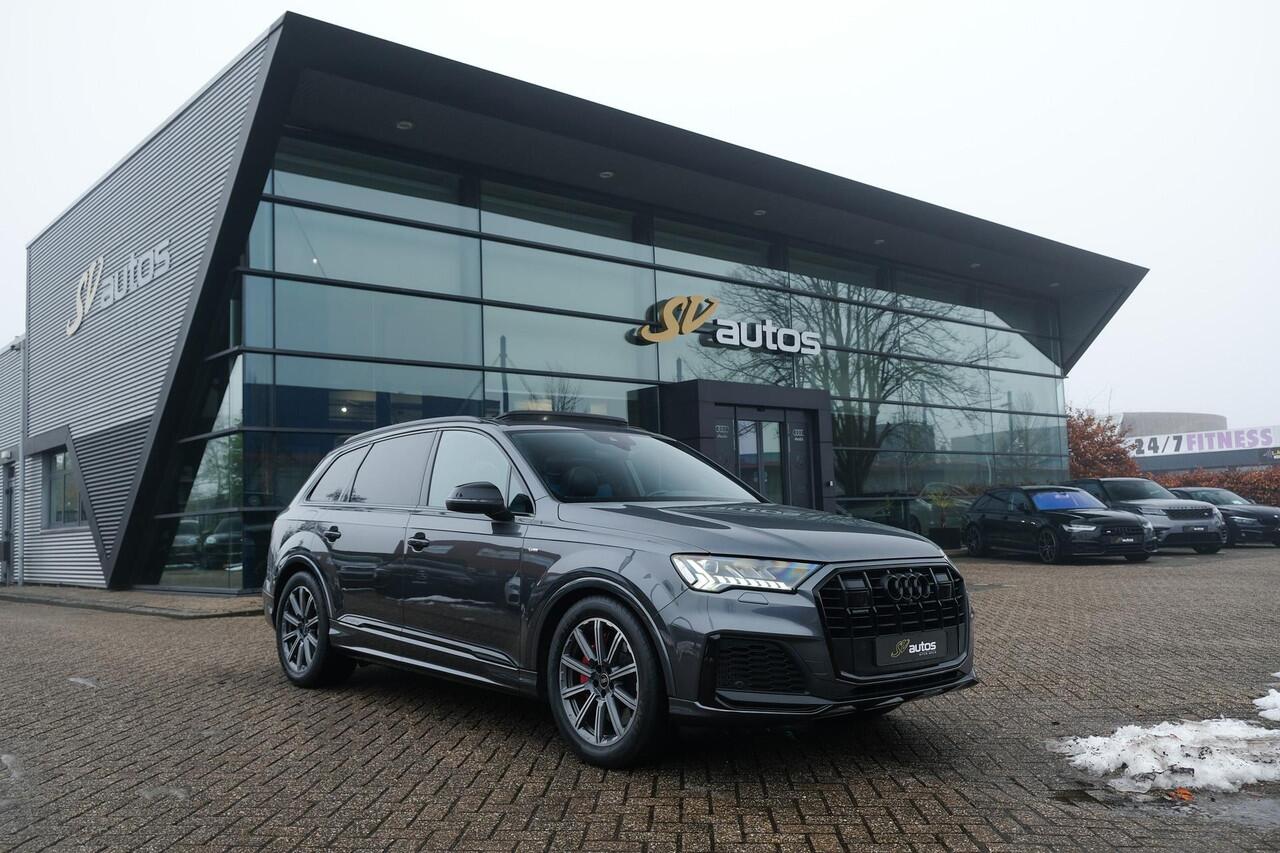 Audi Q7 60 TFSIe 455pk Competition Hybrid Panoramadak *BTW* Head-up Trekhaak elektrisch Leder Adaptive cruise DAB Carplay