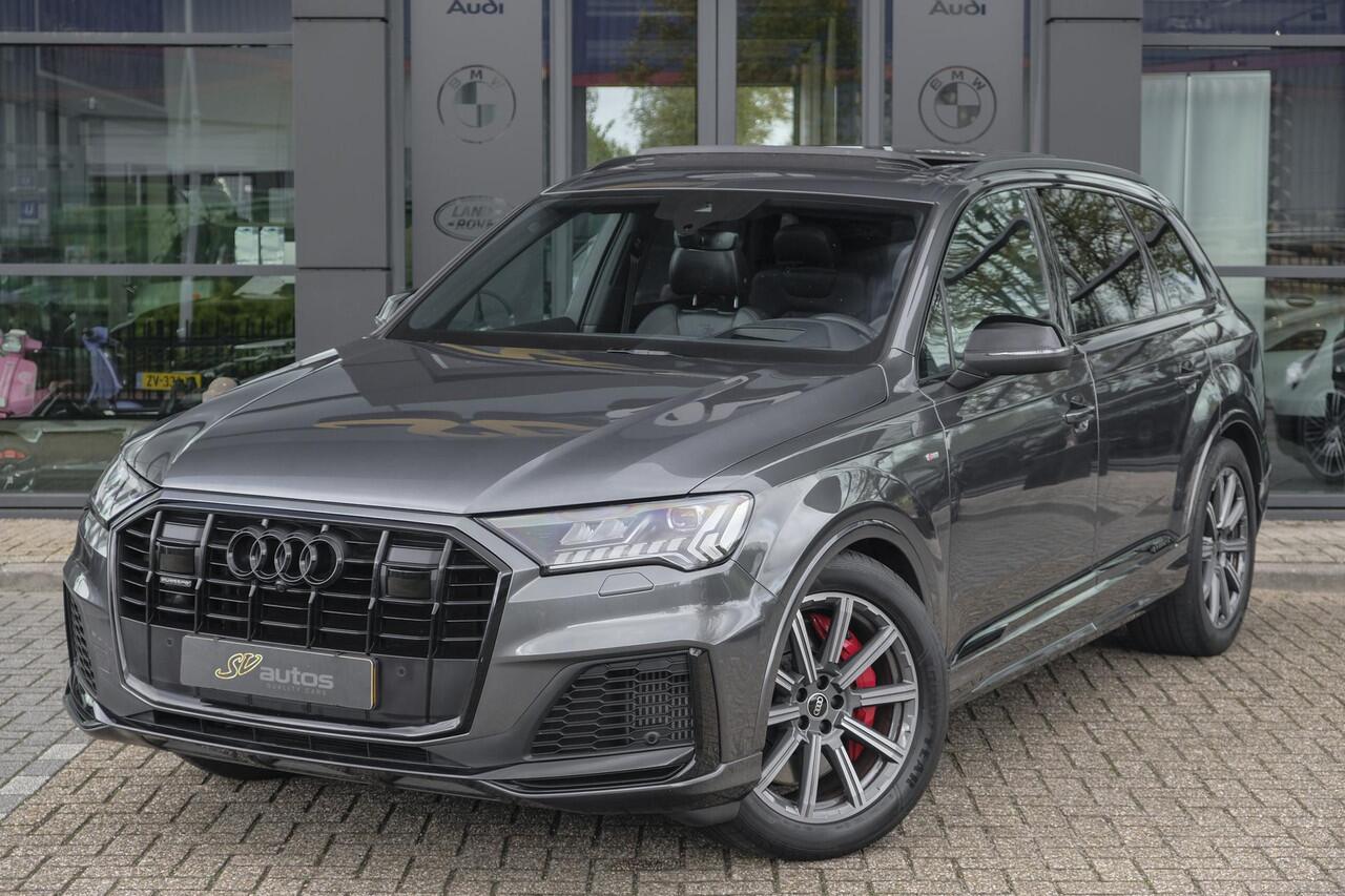 Audi Q7 60 TFSIe 455pk Competition Hybrid Panoramadak *BTW* Head-up Trekhaak elektrisch Leder Adaptive cruise DAB Carplay