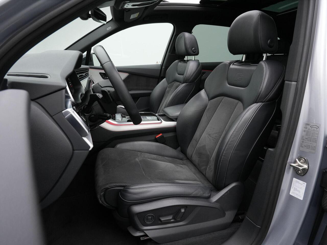 Audi Q7 55 TFSI e Quattro S-Line | Panoramadak | 360 Camera | Geheugenstoel | Leder/alcantara