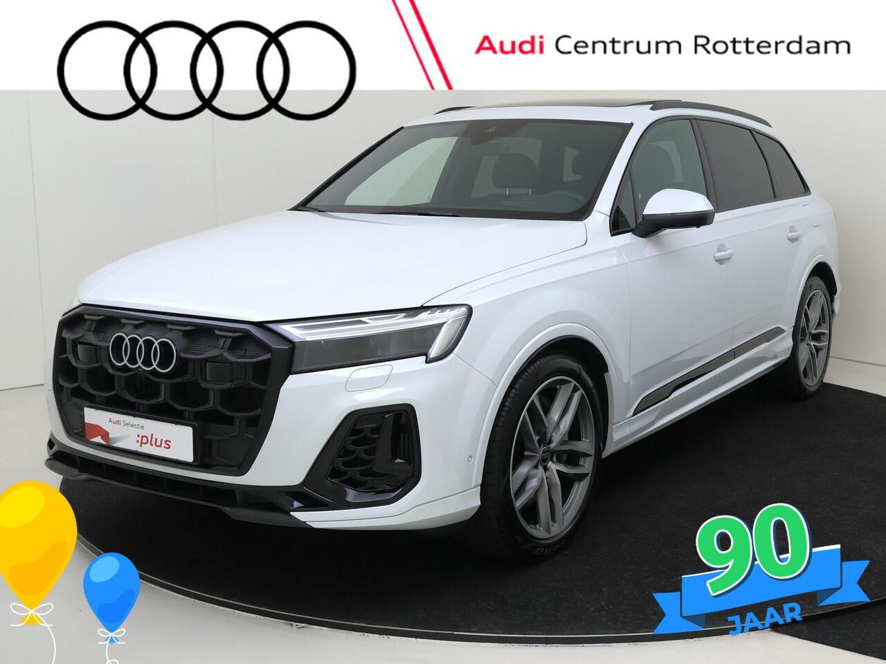 Audi Q7 55 TFSI e quattro Pro Line S | Panoramadak | Luchtvering | Bang & Olufsen | Trekhaak | 360 camera | Vierwielbesturing | Parkeerassistent | Head-up display | Dodehoek detectie |