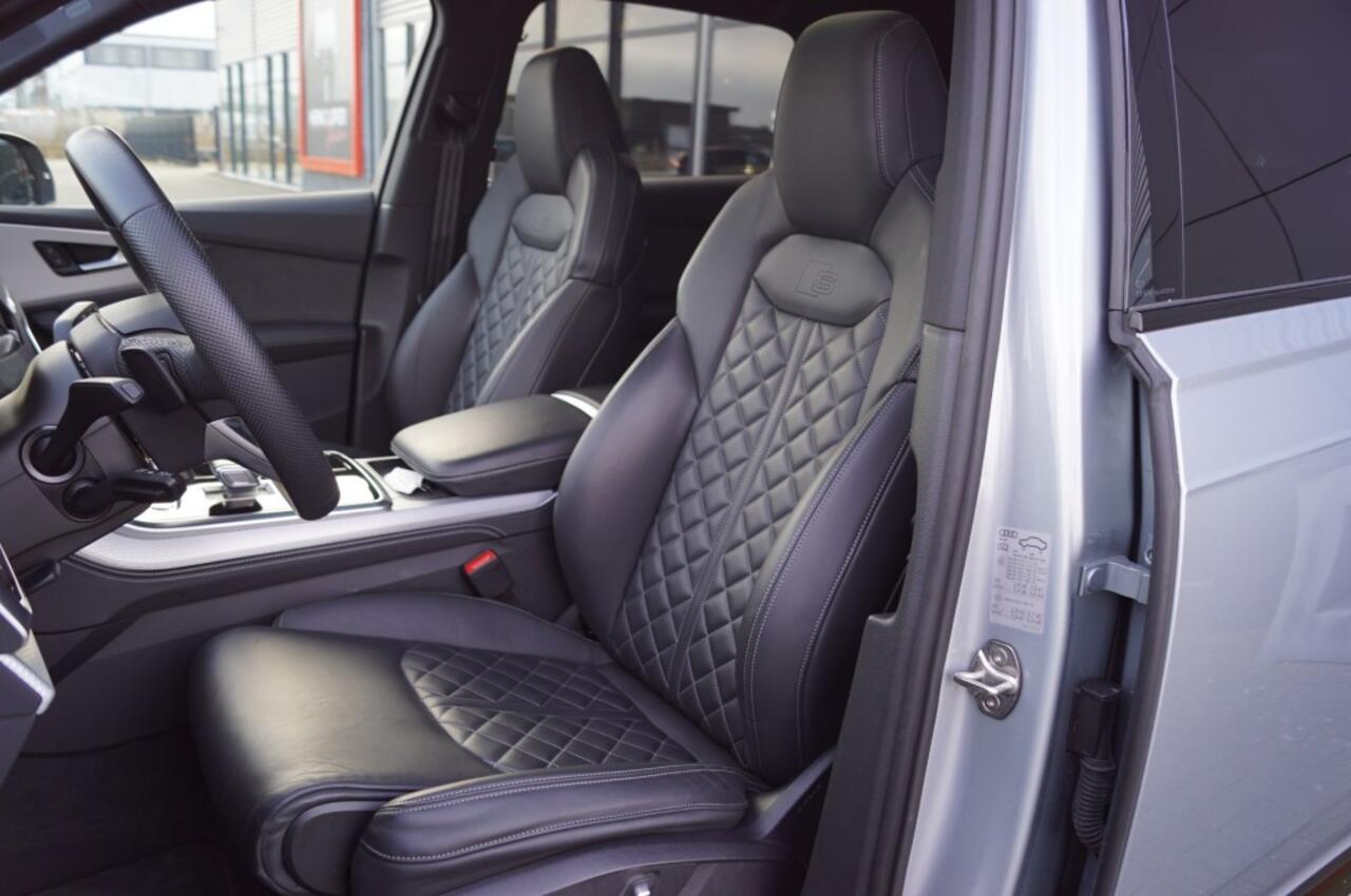 Audi Q7 Pro Line S Competition 60 TFSi e-Hybrid 490pk Quattr/ Panodak/ Leer ruit/ Trekhaak wegklb./BenO/ 360 gr Camera/Head-up