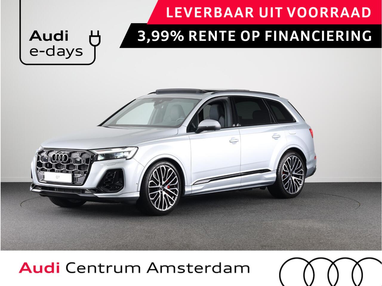 Audi Q7 55 TFSI e quattro Pro Line S 394pk Panoramadak, comfortsleutel, trekhaak, optiekpakket zwart plus, Bang&Olufsen soundsysteem, assistentiepakket tour, assistentiepakket parking plus