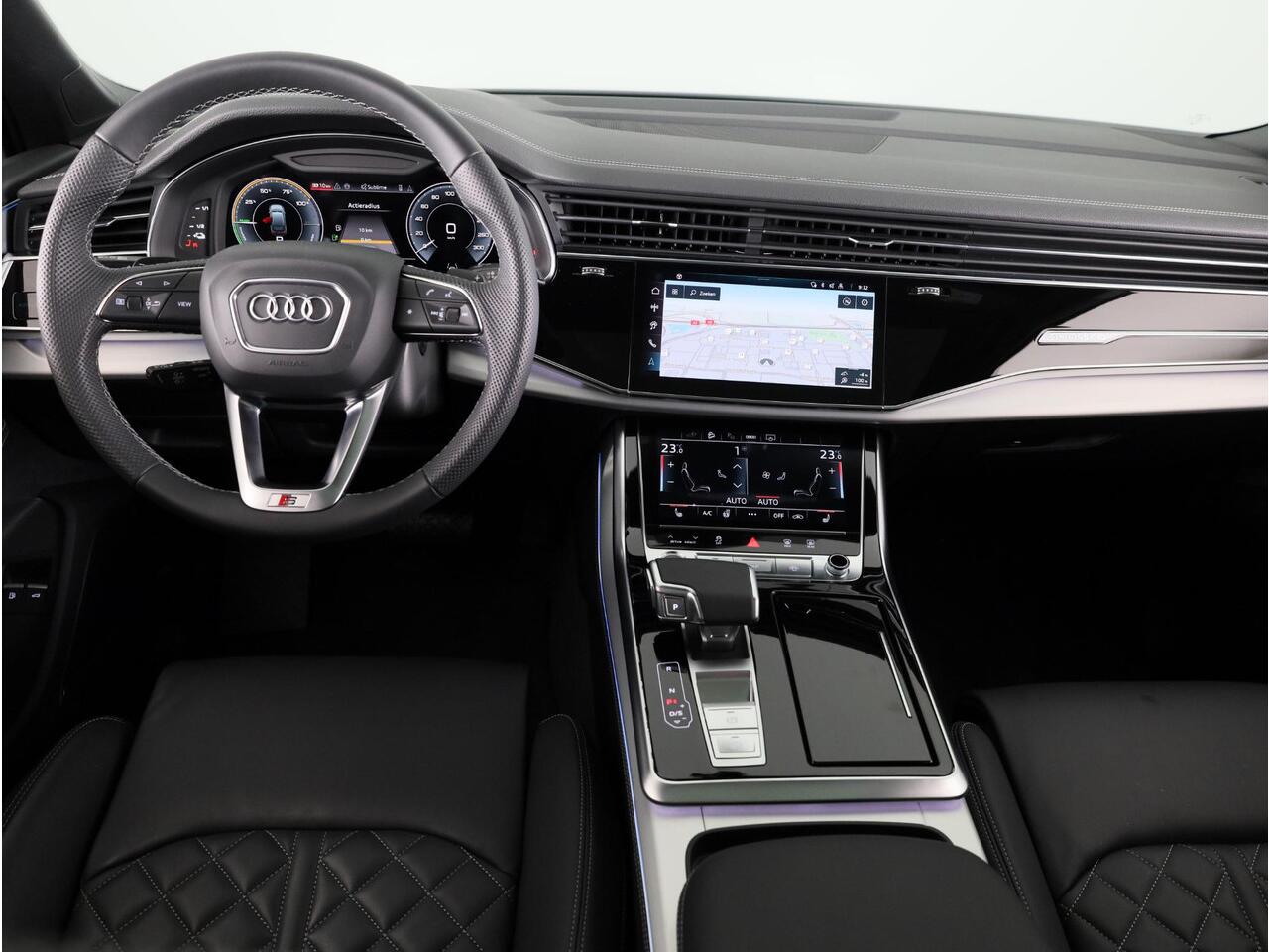 Audi Q7 55 TFSI e quattro Pro Line S 394pk Panoramadak, comfortsleutel, trekhaak, optiekpakket zwart plus, Bang&Olufsen soundsysteem, assistentiepakket tour, assistentiepakket parking plus