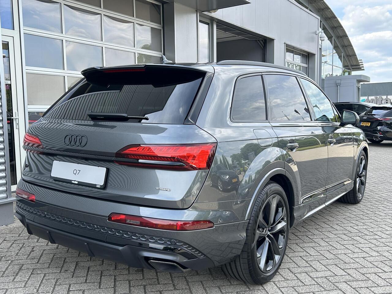 Audi Q7 Pro Line S (C2 PI2) 55 TFSI e 290 kW / 394 PK SUV | Trekhaak | Stoel-verkoeling | Stuurwiel verwarming | Panoramadak | Memory Seats | Sfeerverlichting |