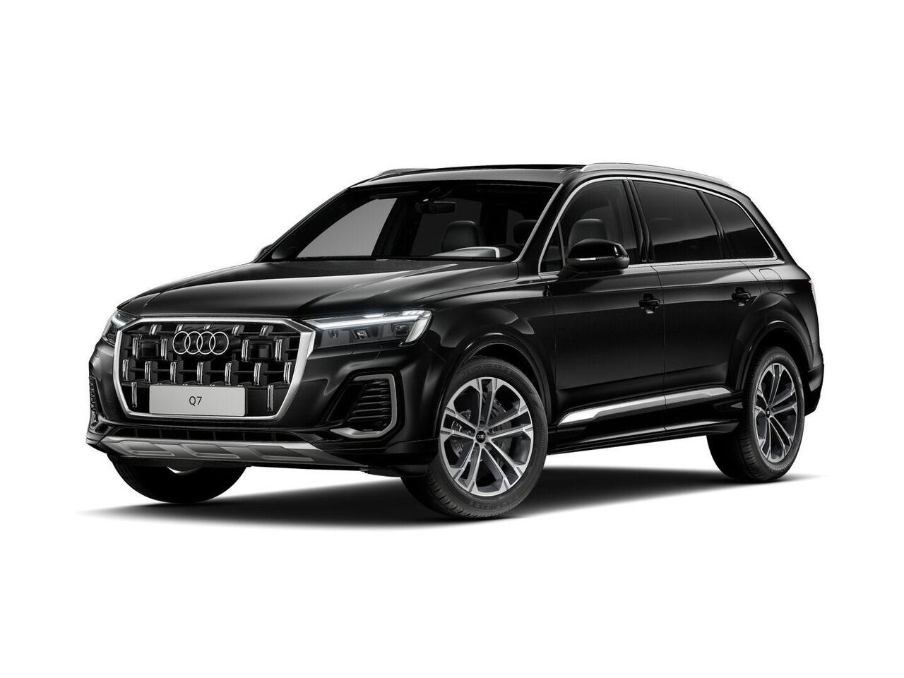 Audi Q7 Pro Line Advanced 55 TFSI e 394 PK | Bang & Olufsen 3D-sound | Stoelverkoeling | Trekhaak | Stuurwielverwarming | Panoramadak | Sfeerverlichting | Led-Verlichting | Luchtvering | Memory Seats | Leder |