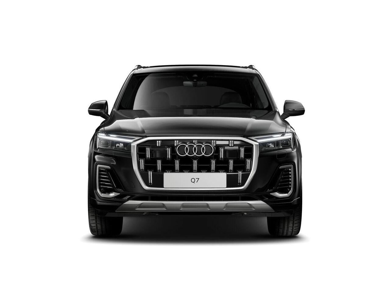 Audi Q7 Pro Line Advanced 55 TFSI e 394 PK | Bang & Olufsen 3D-sound | Stoelverkoeling | Trekhaak | Stuurwielverwarming | Panoramadak | Sfeerverlichting | Led-Verlichting | Luchtvering | Memory Seats | Leder |