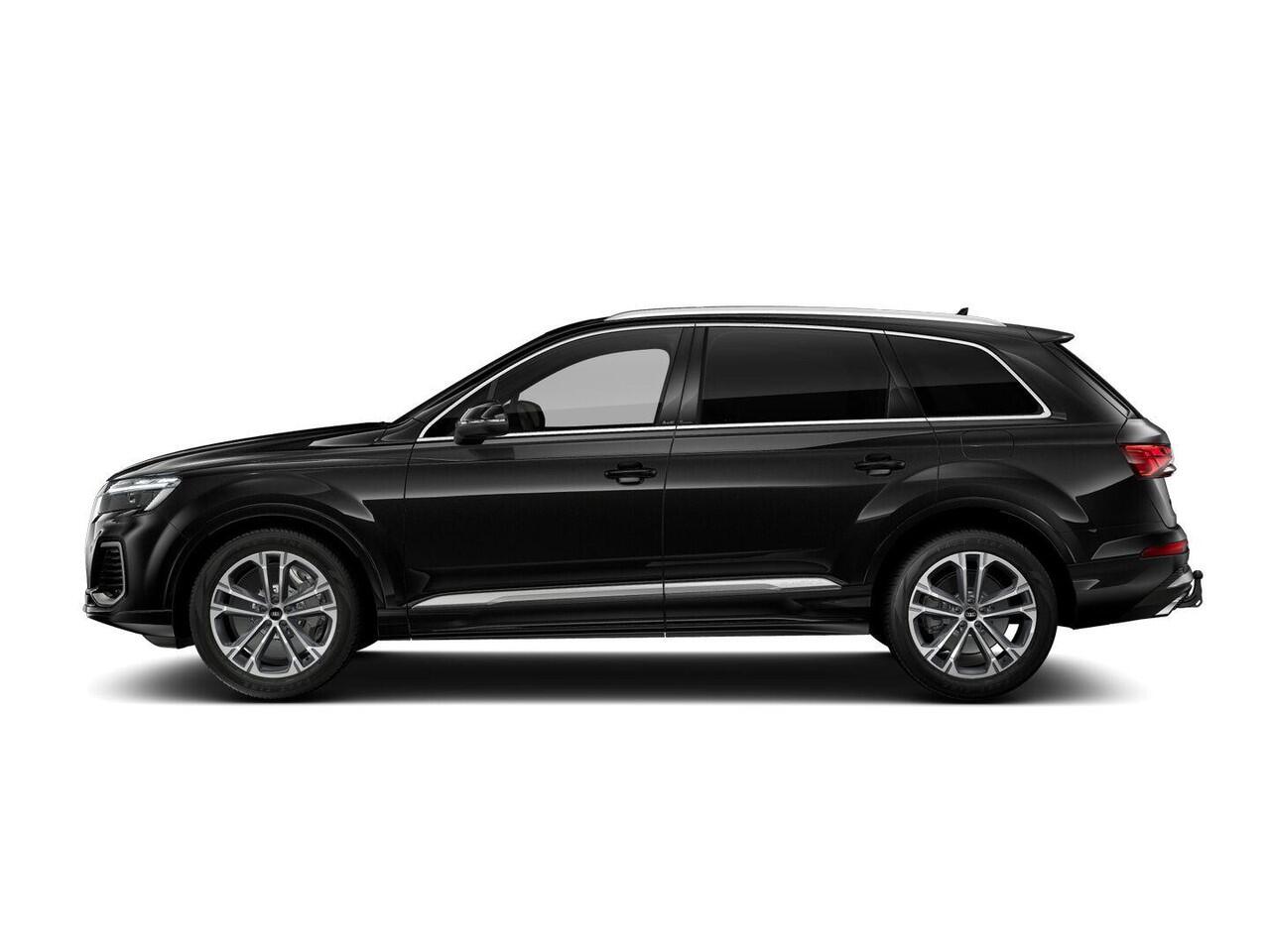 Audi Q7 Pro Line Advanced 55 TFSI e 394 PK | Bang & Olufsen 3D-sound | Stoelverkoeling | Trekhaak | Stuurwielverwarming | Panoramadak | Sfeerverlichting | Led-Verlichting | Luchtvering | Memory Seats | Leder |