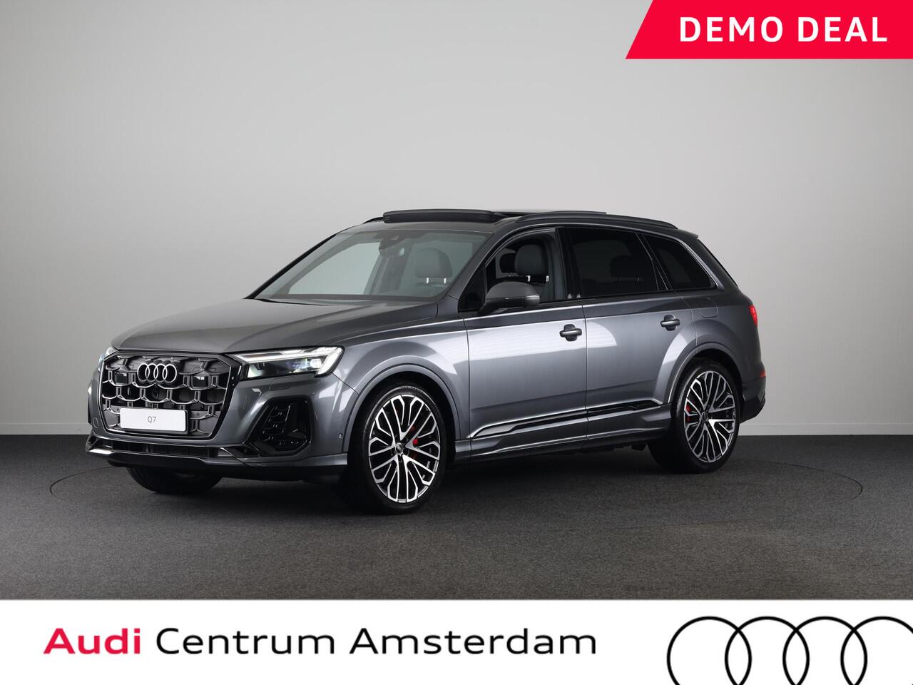 Audi Q7 55 TFSI e quattro Pro Line S 394pk | Panoramadak | Adaptive cruisecontrol | B&O soundsysteem | Optiekpakket zwart Plus | Privacy Glass | Trekhaak