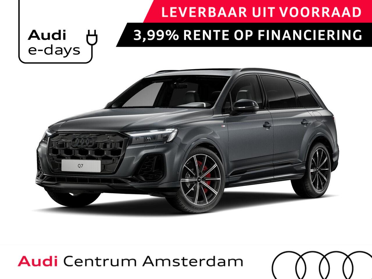 Audi Q7 Pro Line S 55 TFSI e 394 pk | Bang & Olufsen Premium 3D | Glazen panoramadak | Vierwielbesturing | Sportstoelen plus voorin |