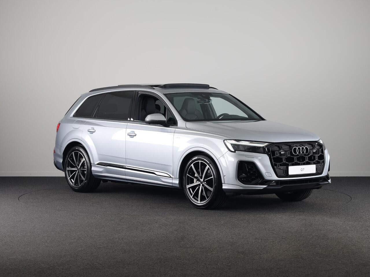 Audi Q7 Pro Line S 55 TFSI e 394 pk | Bang & Olufsen Premium 3D | Glazen panoramadak | Vierwielbesturing | Sportstoelen plus voorin |