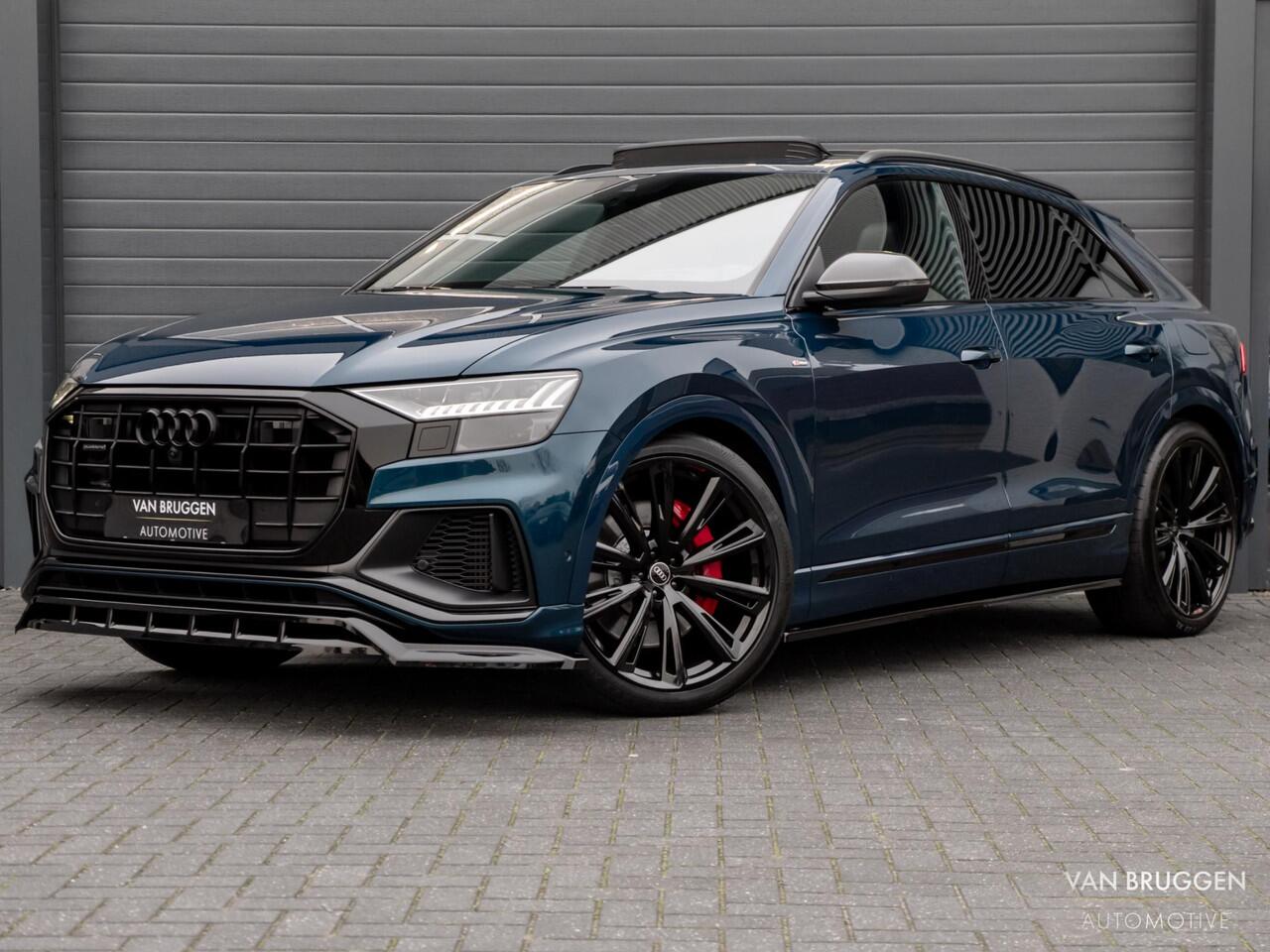 Audi Q8 60 TFSI E Quattro S-Line Pano RS-Stoelen Softclose 23" Galaxy Blue
