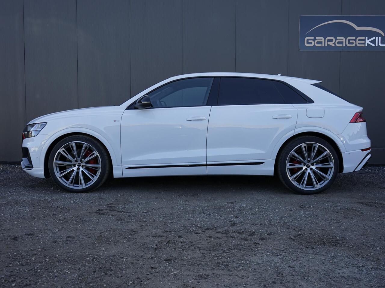 Audi Q8 55 TFSI e quattro Pro Line S Dealeronderh. / 23inch / Panoramadak / Matrix / RS stoelen / Trekhaak / B&O / Camera / Soft close