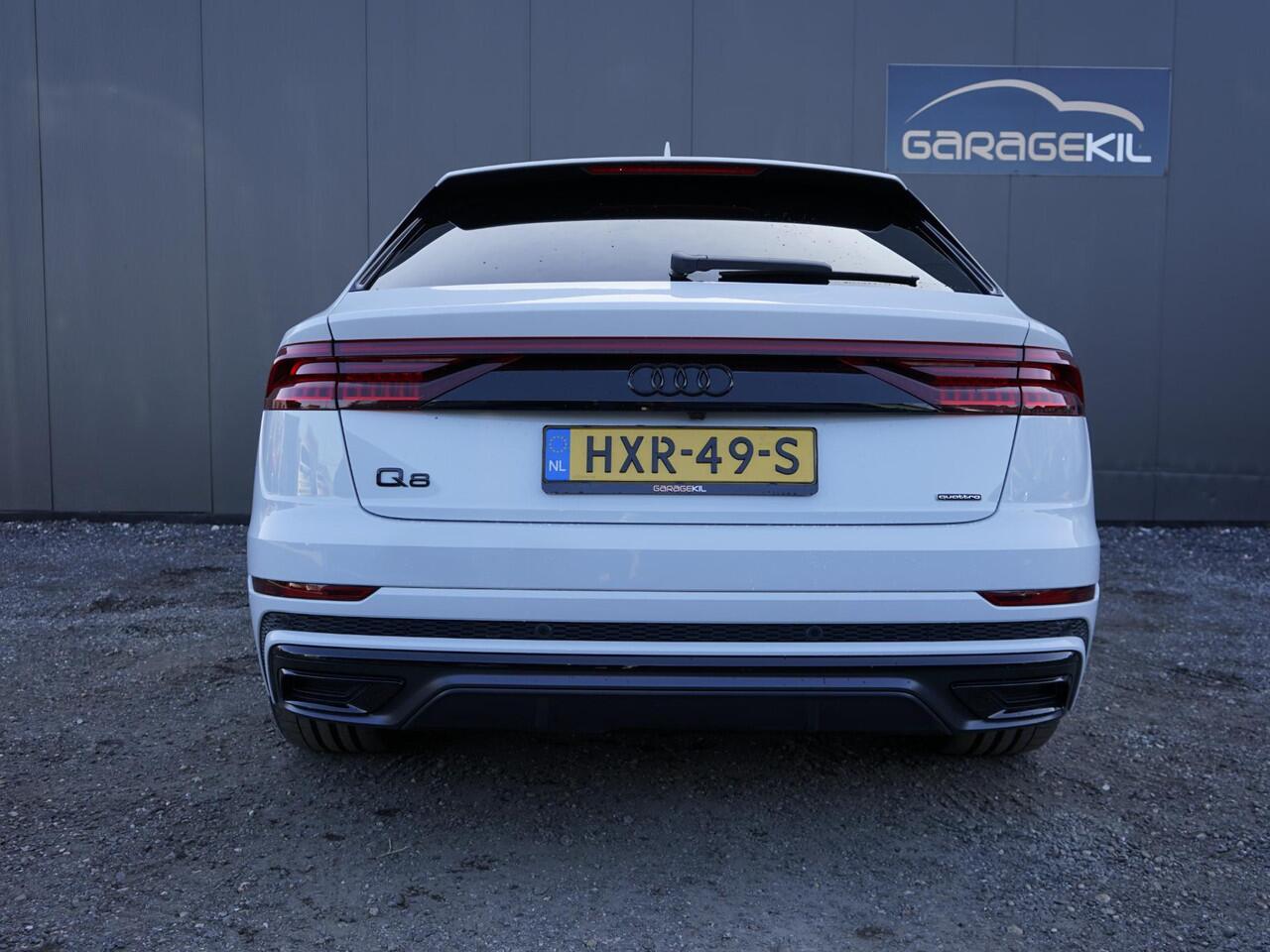 Audi Q8 55 TFSI e quattro Pro Line S Dealeronderh. / 23inch / Panoramadak / Matrix / RS stoelen / Trekhaak / B&O / Camera / Soft close