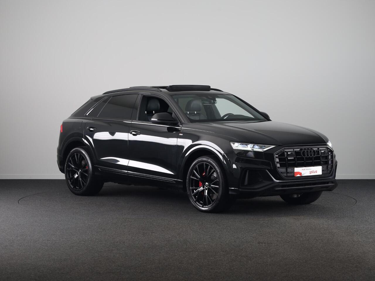 Audi Q8 55 TFSI e quattro Pro Line S 380pk | SoH 94%| Panoramadak | Adaptieve cruise controle | Lederen bekleding | Geheugen bestuurderstoel| soh 94%