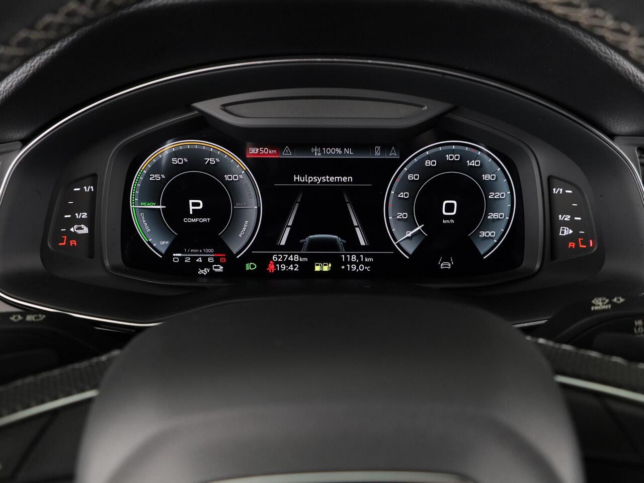 Audi Q8 55 TFSI e quattro Pro Line S 380pk | SoH 94%| Panoramadak | Adaptieve cruise controle | Lederen bekleding | Geheugen bestuurderstoel| soh 94%