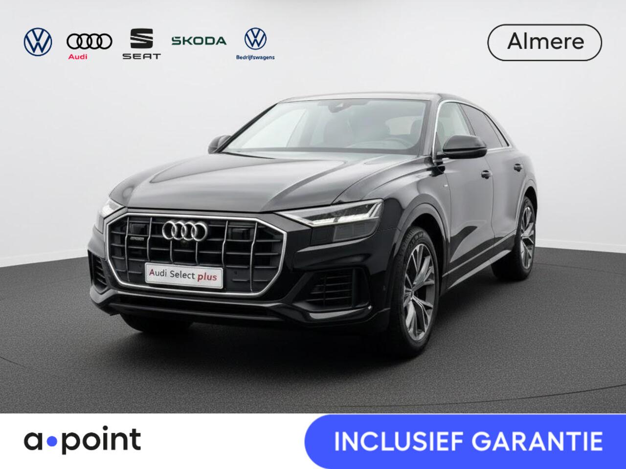 Audi Q8 55 TFSIe quattro Pro Line Plus 380pk | 99% SOH | Panoramadak | Lederen bekleding | 21 inch lichtmetalen velgen | 360 graden camera |