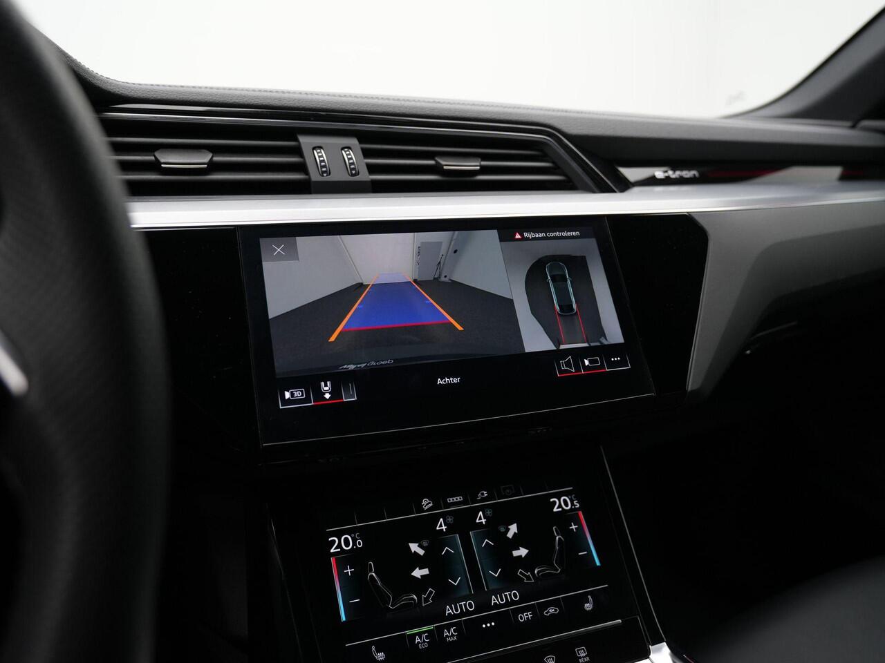 Audi Q8 Sportback e-tron 55 quattro S-Line 115 kWh 408 pk | Panoramadak | 22 kW lader | Valcona leder | Sportstoelen plus | Bang & Olufsen | Rondomzicht camera | Geheugenstoel