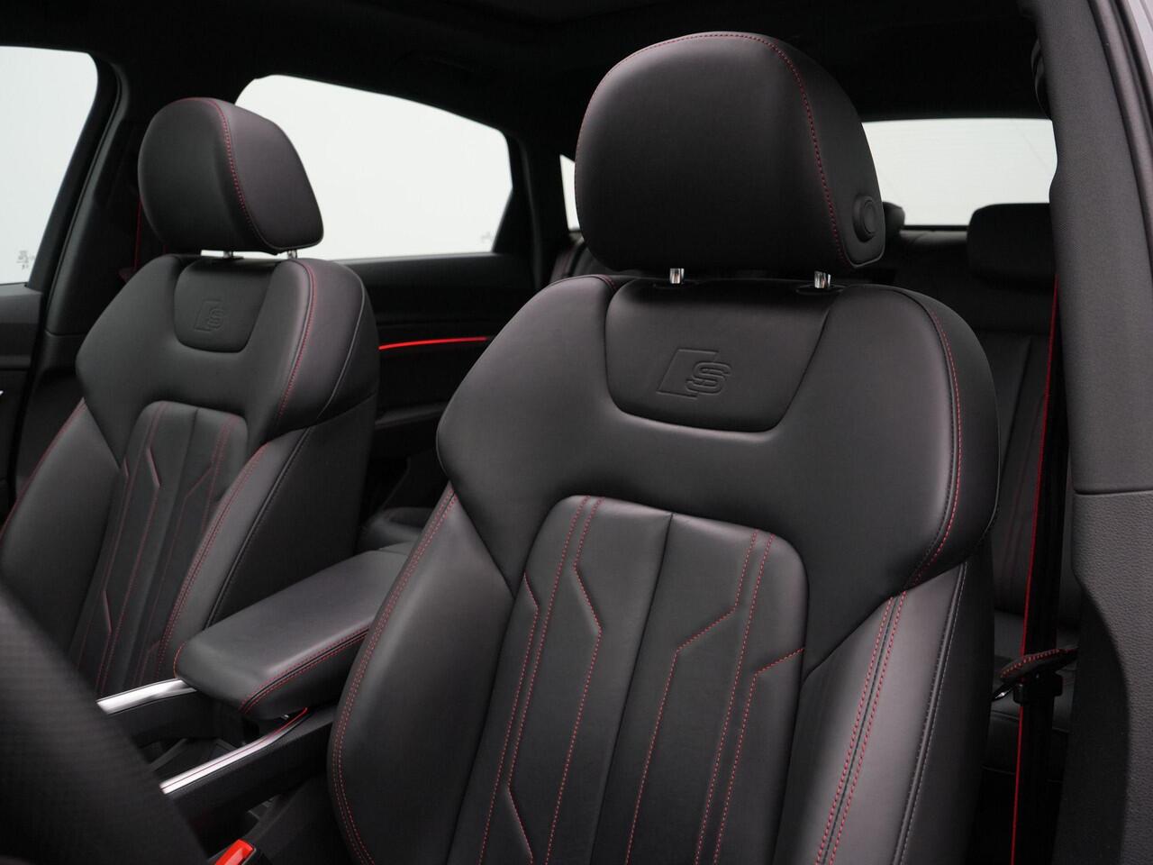 Audi Q8 Sportback e-tron 50 quattro S Edition 95 kWh 340 pk / S-Line | Panoramadak | Valcona leder | Geheugenstoel | Bang & Olufsen | Matrix LED | Stuur-/stoelverwarming
