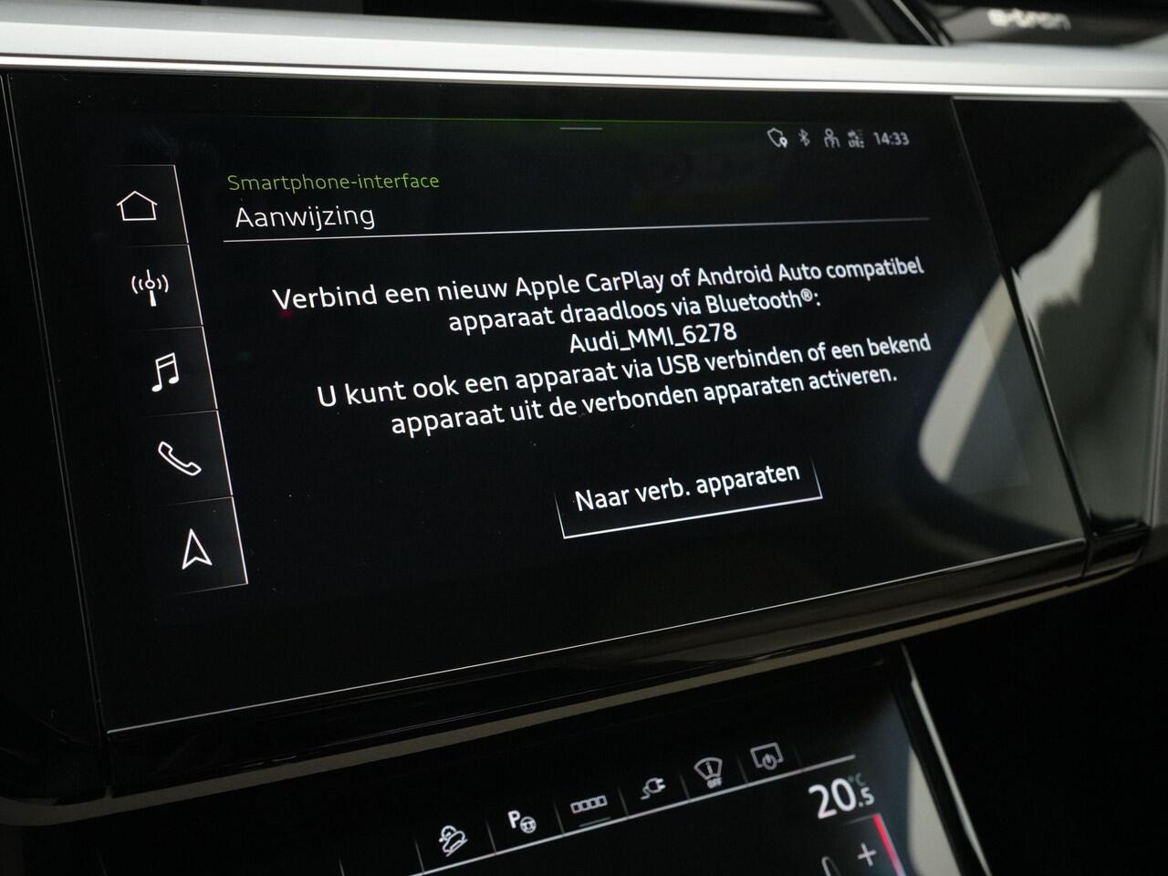 Audi Q8 e-tron 50 Quattro Advanced Edition 95 kWh | Panoramadak | Leder | Geheugenstoel | Head-up display | 360 camera | Bang & Olufsen