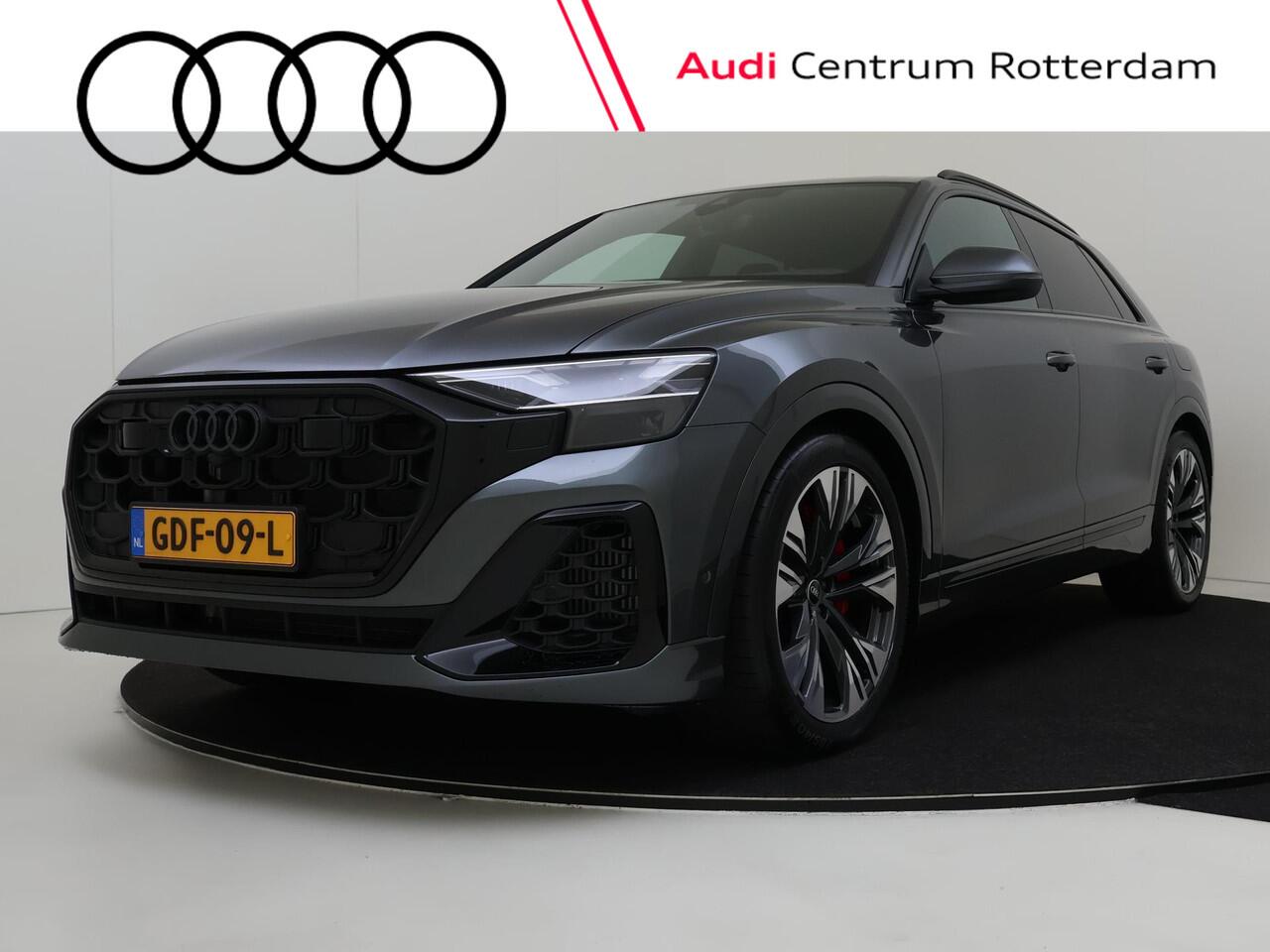 Audi Q8 55 TFSI e quattro Pro Line S | Panoramadak | Trekhaak | Bang & Olufsen | Keyless| Tour | Parking Plus | LED matrix verlichting | Sportstoelen Plus | Leder Valcona |