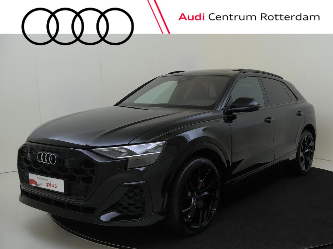 Audi Q8 60 TFSI e quattro Pro Line S Competition | Panoramadak | Luchtvering | Head-up display | Achterasbesturing | Trekhaak | Bang & Olufsen | Lederen bekleding 'Valcona' | 360 camera |