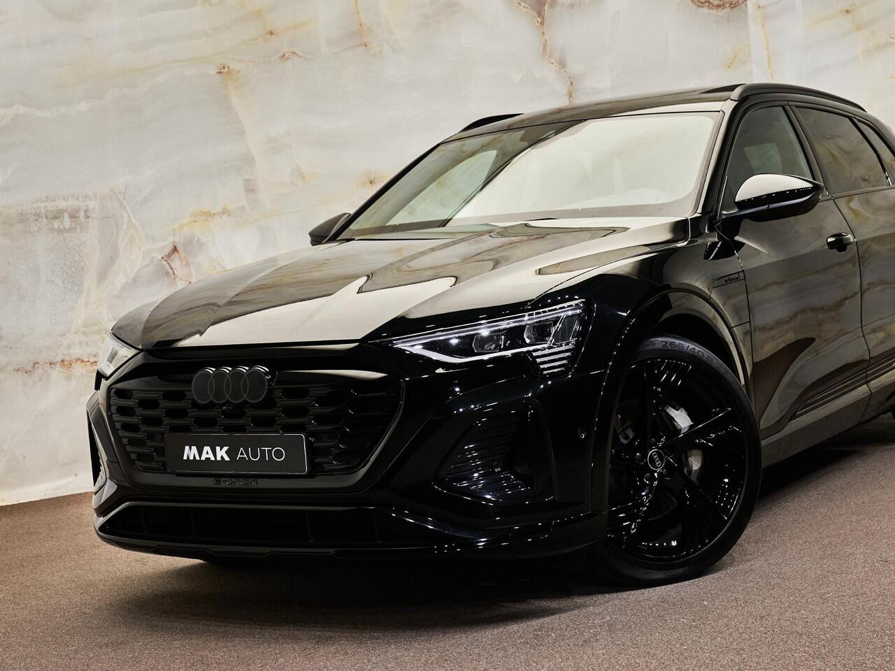 Audi Q8 e-tron 55 Quattro S Edition, pano, S sportstoelen, B&O, ACC, topview, 22", keyless, privacy