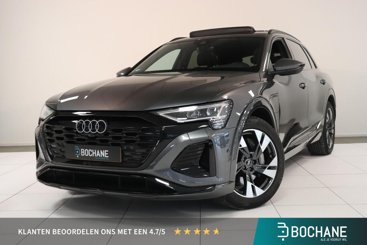 Audi Q8 e-tron 50 quattro S Edition 95 kWh | Panoramadak | SoH 94% | Elektr stoelen | Luchtvering | LED verlichting |