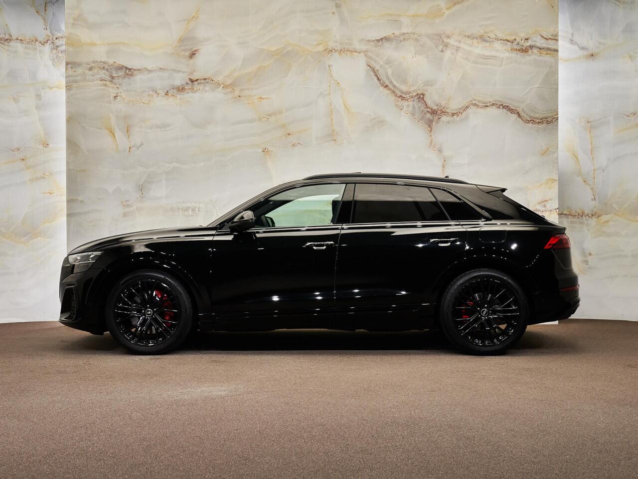 Audi Q8 55 TFSI e Quattro Pro Line S, pano, tr.haak, 4W-best, B&O, OLED, S sportstoelen, Laserlicht, softclose, NP148k