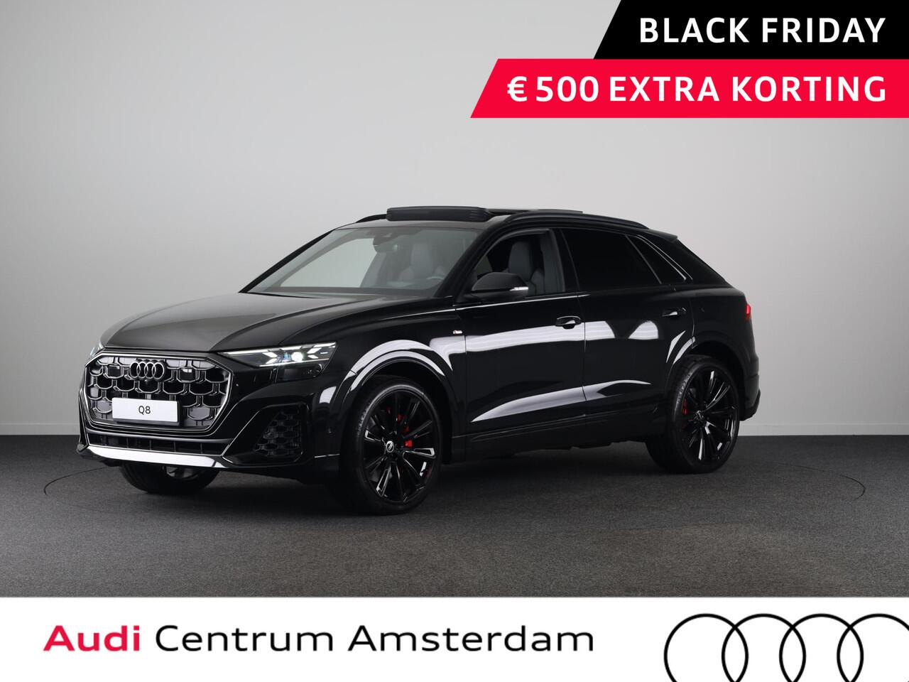 Audi Q8 60 TFSI e quattro Pro Line S Competition 490pk | Panoramadak | Head up display | Memory | Trekhaak | Massage stoelen | Assistentpakket Tour |