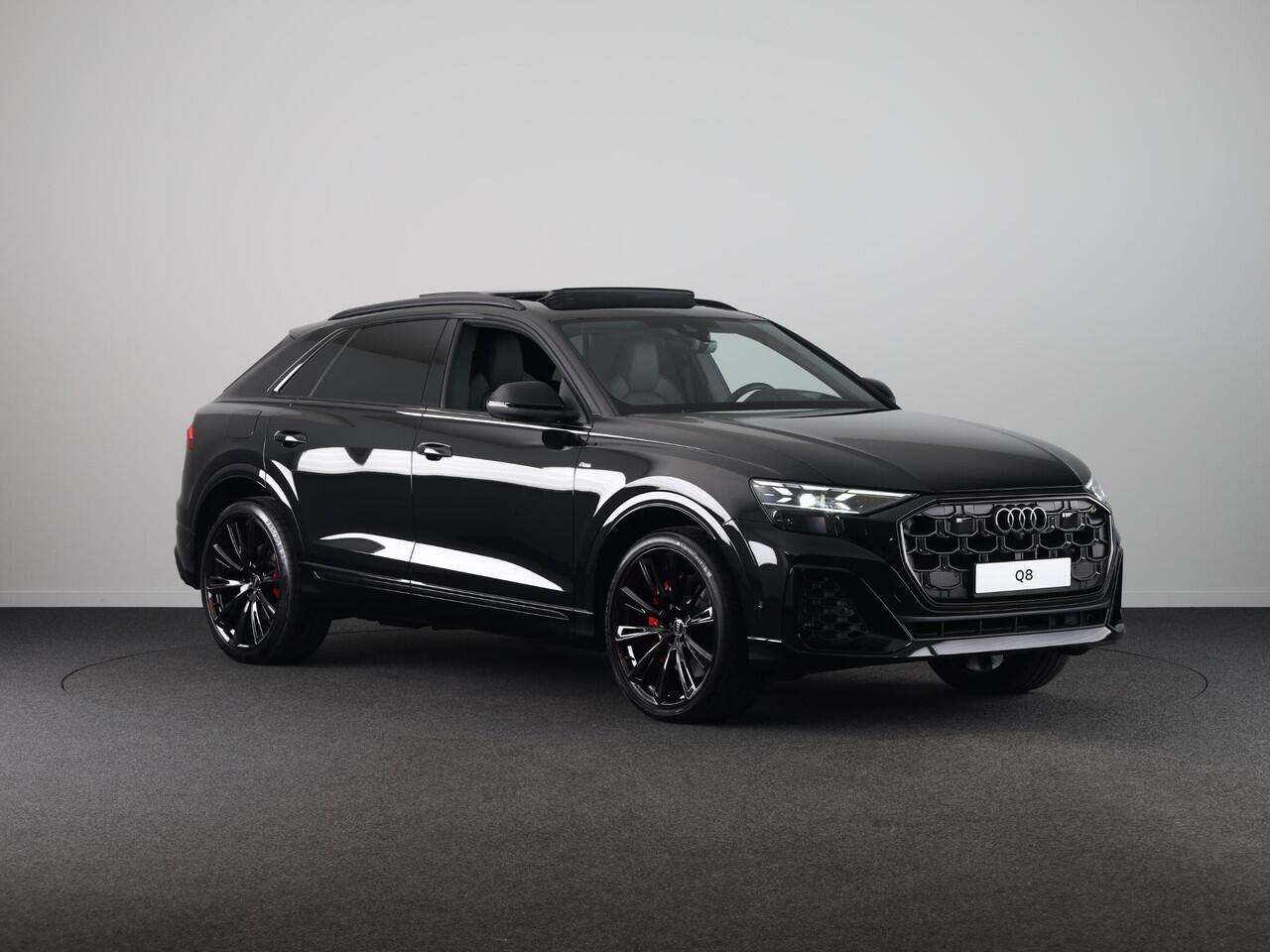 Audi Q8 60 TFSI e quattro Pro Line S Competition 490pk | Panoramadak | Head up display | Memory | Trekhaak | Massage stoelen | Assistentpakket Tour |