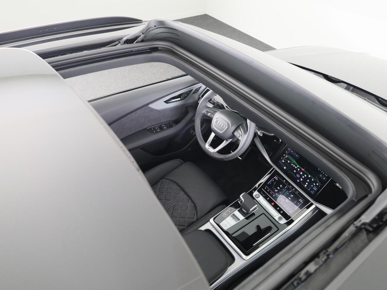 Audi Q8 60 TFSI e quattro Pro Line S Competition 490pk | Panoramadak | Head up display | Memory | Trekhaak | Massage stoelen | Assistentpakket Tour |