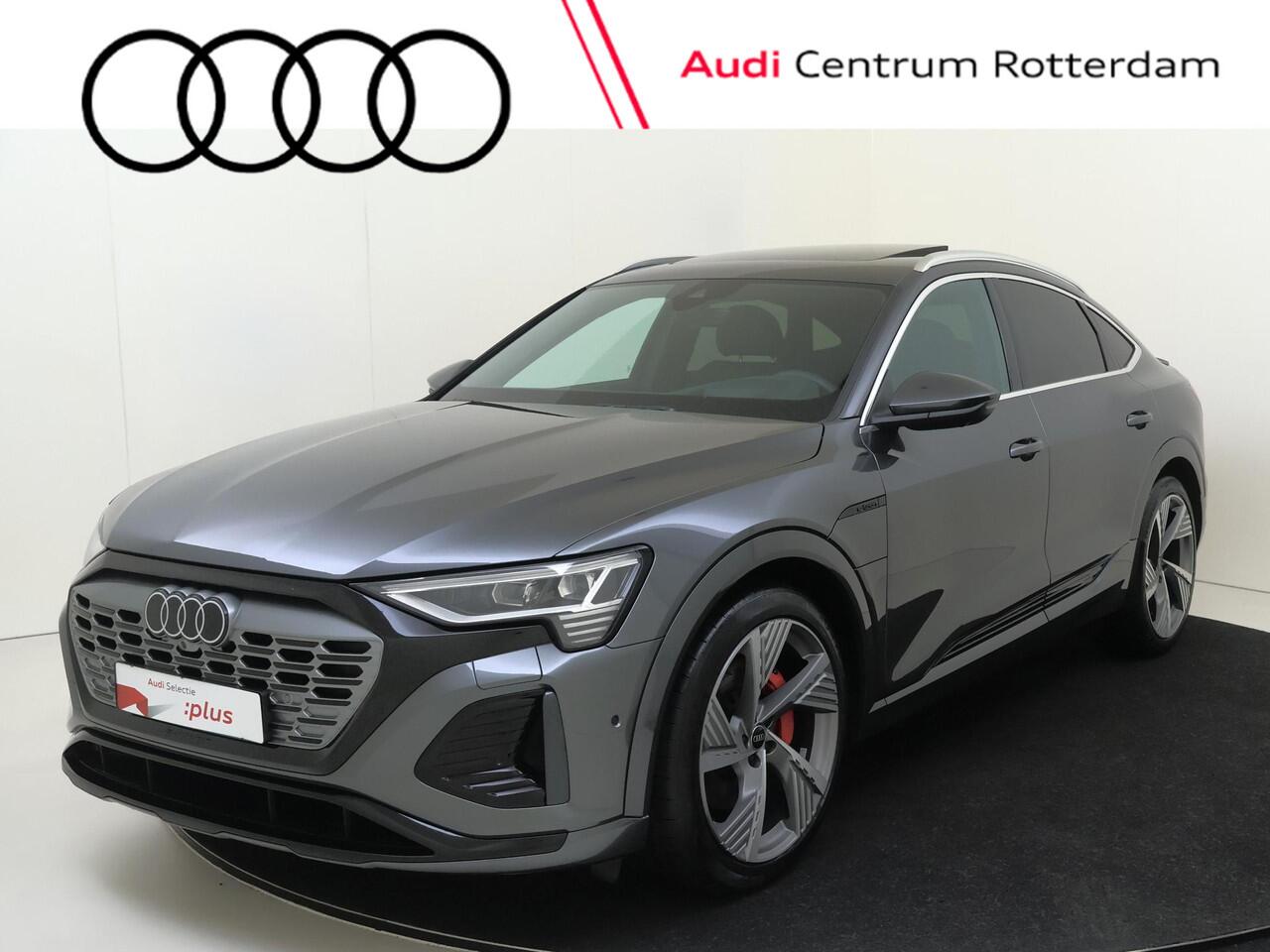 Audi Q8 Sportback e-tron 55 quattro S Edition 115 kWh | Panoramadak | Trekhaak | Luchtvering | 4-zone airco | 360 camera | Head-up display | LED matrix verlichting | Dodehoek detectie |