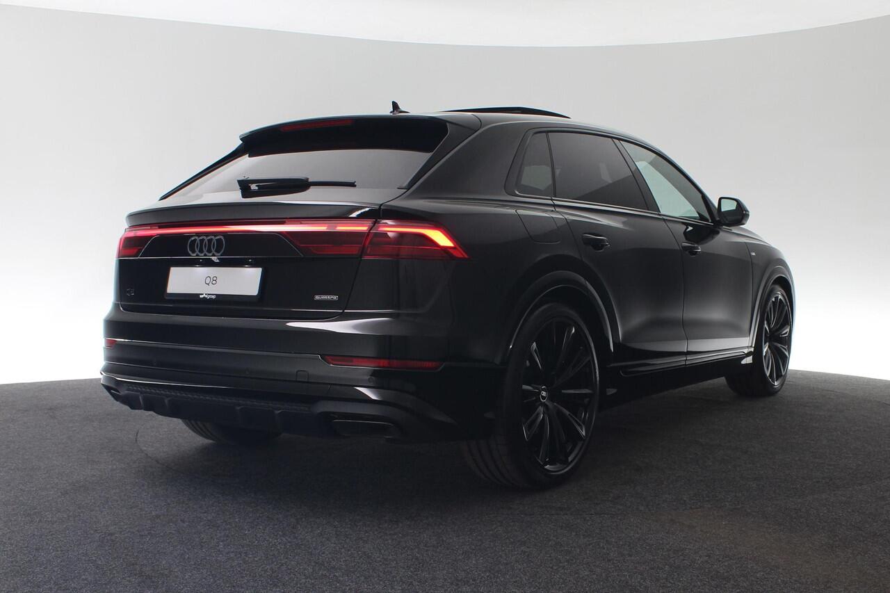 Audi Q8 55 TFSI e 394 pk Pro Line S quattro | Sportstoelen plus voorin | Glazen panoramadak | Trekhaak en aanhangerassistent | Bang & Olufsen Premium 3D sound system