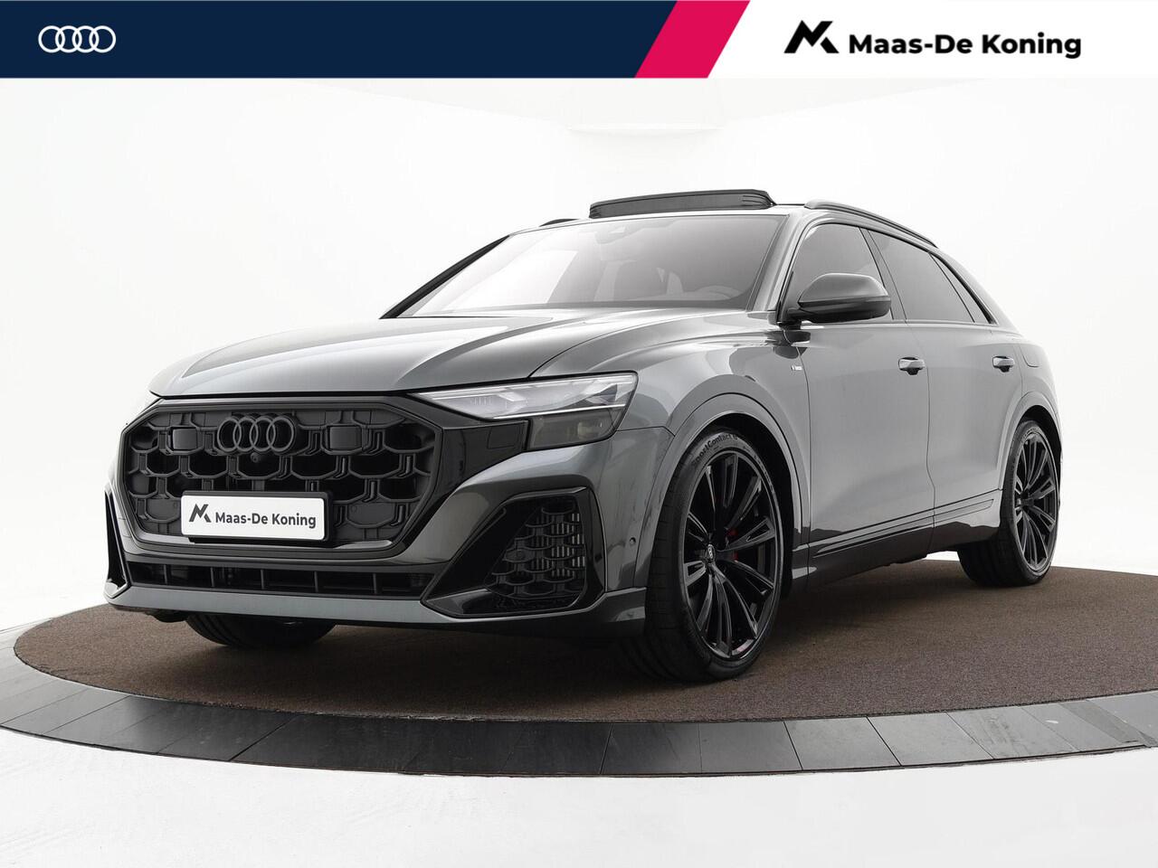 Audi Q8 55 TFSI e quattro Pro Line S 394 PK · B&O Premium 3D · Vierwielbesturing · Assist parking plus, remote · Stoelventilatie + massage