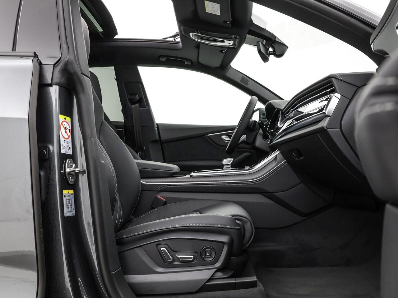 Audi Q8 55 TFSI e quattro Pro Line S 394 PK · B&O Premium 3D · Vierwielbesturing · Assist parking plus, remote · Stoelventilatie + massage