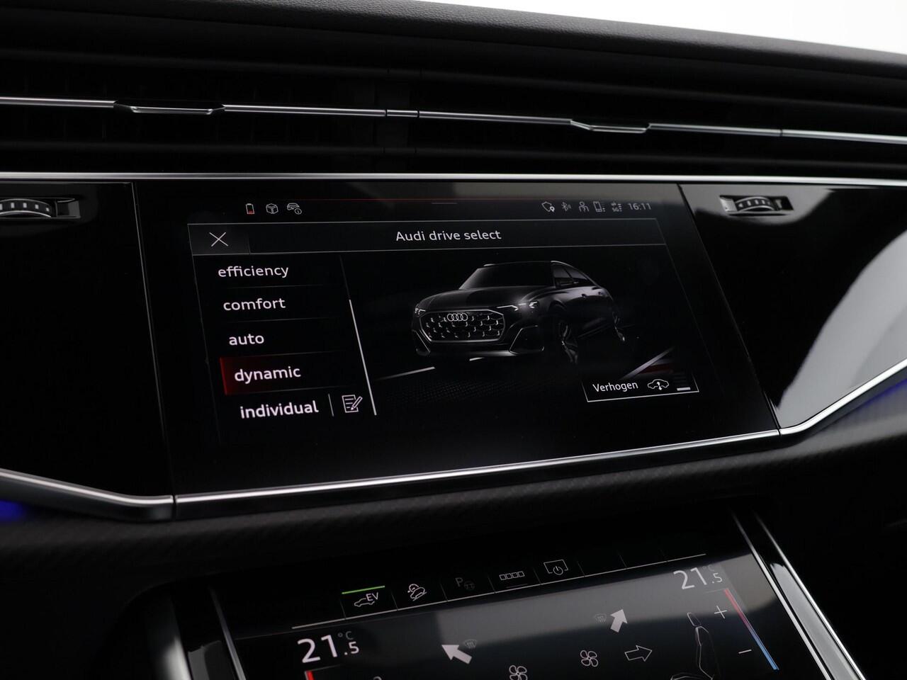 Audi Q8 55 TFSI e quattro Pro Line S 394 PK · B&O Premium 3D · Vierwielbesturing · Assist parking plus, remote · Stoelventilatie + massage