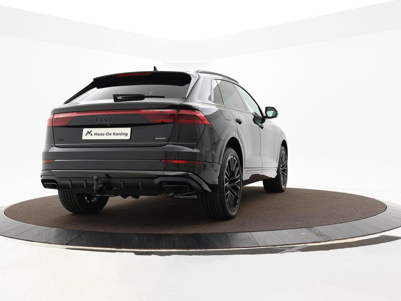Audi Q8 55 TFSI e quattro Pro Line S 394 PK · B&O Premium 3D · Vierwielbesturing · Assist parking plus, remote · Trekhaak elek. wegklapbaar · MEGA Sale