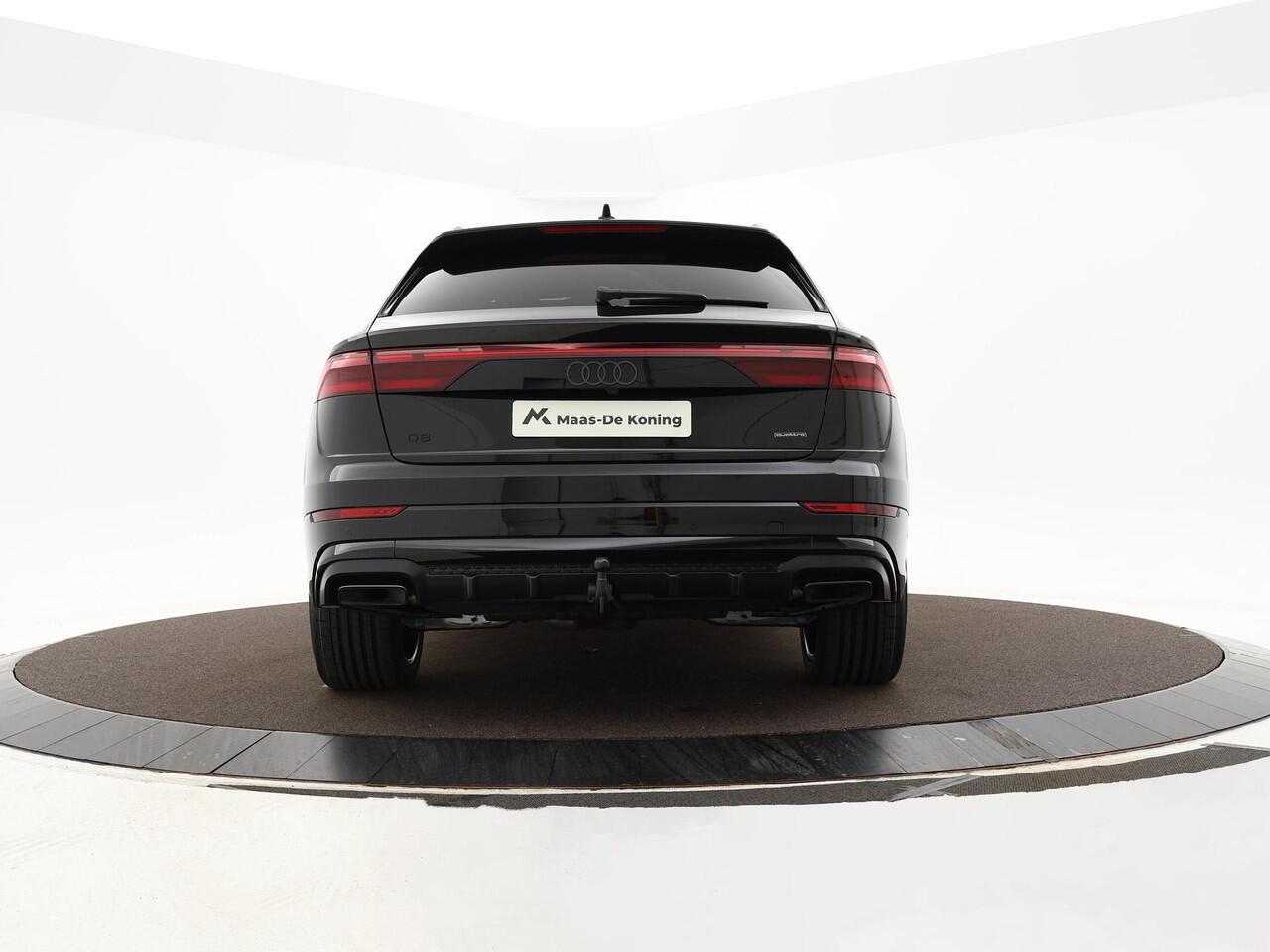 Audi Q8 55 TFSI e quattro Pro Line S 394 PK · B&O Premium 3D · Vierwielbesturing · Assist parking plus, remote · Trekhaak elek. wegklapbaar · MEGA Sale