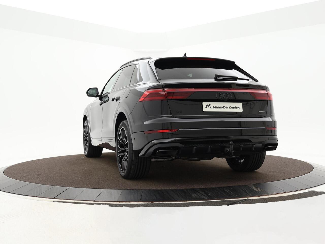 Audi Q8 55 TFSI e quattro Pro Line S 394 PK · B&O Premium 3D · Vierwielbesturing · Assist parking plus, remote · Trekhaak elek. wegklapbaar · MEGA Sale