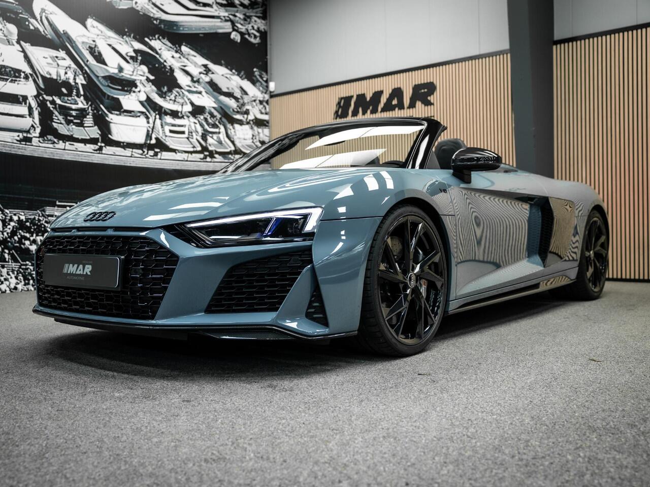Audi R8 Spyder 5.2 FSI performance S tron. quat. Spyder Volledig Carbon | Audi R8 Performance Sportstoelen | fabrieksgarntie t/m 04-27